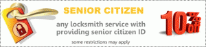 Locksmith Discount Coupon Senior Citizen